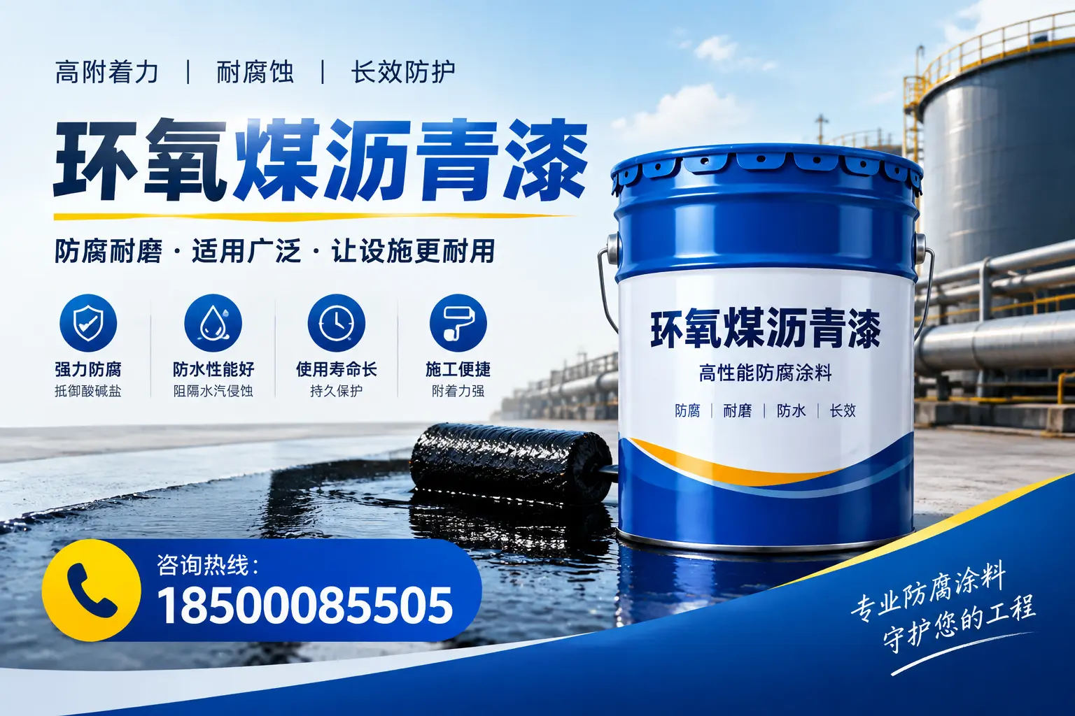 环氧煤沥青漆与其他涂料的对比分析，助力宁波企业决策